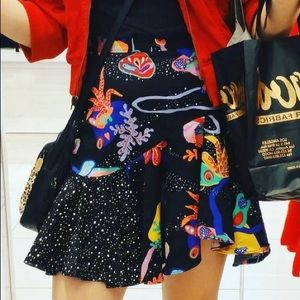 & Other Stories Printed Mini Skirt